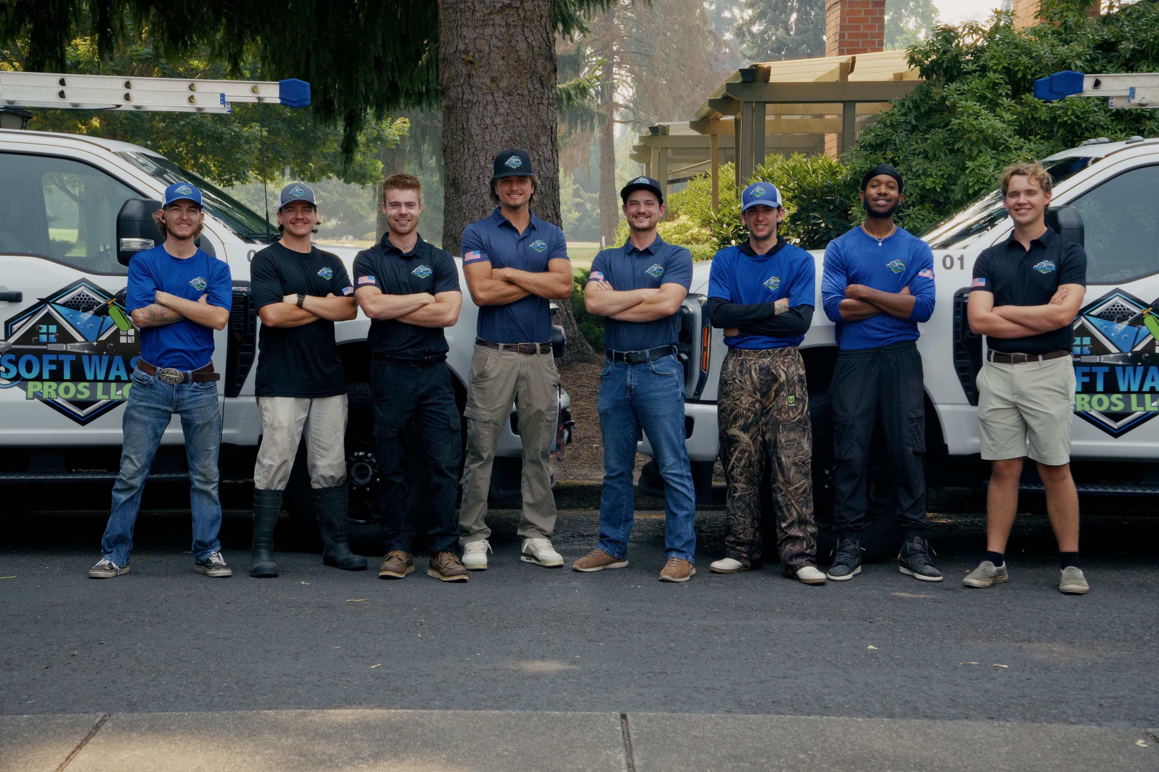 Soft Wash Pros team and fleet