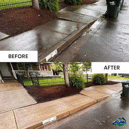 Concrete Deep Cleaning Service Removing Oil Stains